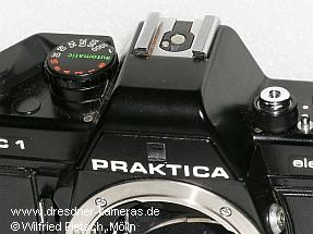 Praktica BC1 #3900137 - Unikat einer BC1 mit linksseitiger Auslsung, gefertigt in der Abteilung Musterbau des Kombinates VEB Pentacon