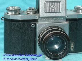 Praktica mit extrem ungewhnlichen Objektivanschluss (Auenbereich M42x1 und Innenbereich M40x1)