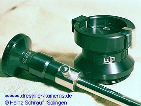 MLW-Endoskopkapsel und Endoskopschaft mit Eingang fr das Lichtleitkabel