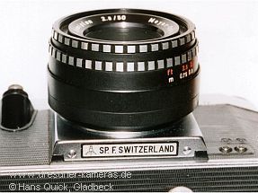 Praktica nova SP. F. SWITZERLAND