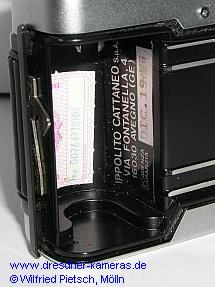 Praktica B 200 mit Garantie-Aufkleber Cattaneo