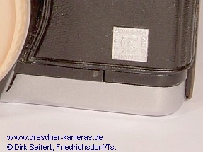 Praktica B 200 chrom mit geprgtem Schild Cattaneo