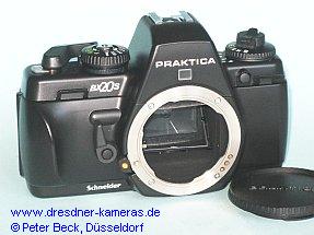 Praktica BX 20 S mit Schneider-Schriftzug