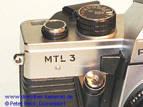 Praktica mit MTL-3-Gravur (Praktica super TL 1000)
