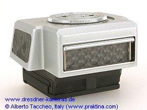 Belichtungsmesseinsatz, Messzelle offen