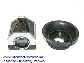 Prismeneinsatz mit Anschluss für Augenmuschel Prismeneinsatz mit Anschluss für Augenmuschel