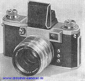 Praktina Prototyp, abgebildet in "Die Fotografie" Heft 11/1952 Praktina Prototyp, abgebildet in "Die Fotografie" Heft 11/1952