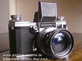 Praktina IIa mit Namensschild Texographie T2