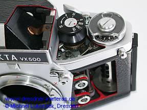 Exakta VX500 ohne Seriennummer - Schnittmodell 6