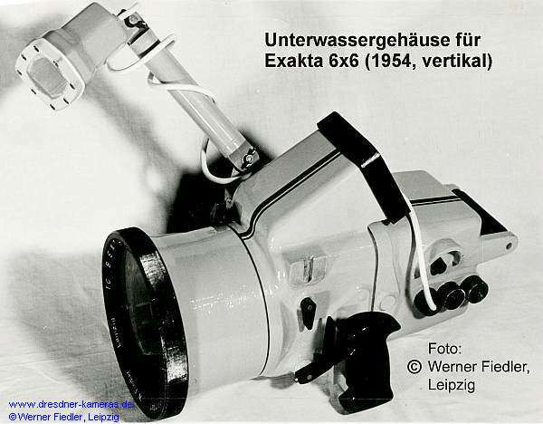 Eigenbau-Unterwassergehuse fr die vertikale Exakta 66